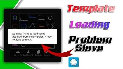 Avee Player Template Loading Problem Fix | Avee Player Template Error Problem Solved | Avee Player