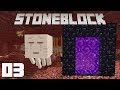 StoneBlock #03 - Поход в АД | Выживание в Маинкрафт с модами