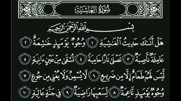 #سورة_الغاشية بصوت القارئ #ناصر_الروبي.