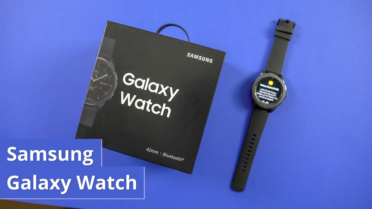 Samsung Galaxy Watch (42mm): Unboxing & erster Eindruck | deutsch - YouTube