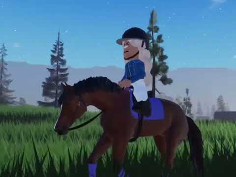 Cross country jumping with Prancer [ stride way Roblox role play ]