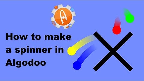 Tutorial - How to make a spinner in Algodoo