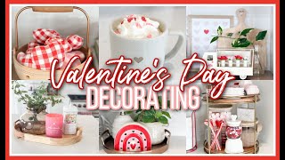 VALENTINES DAY DECORATE WITH ME 2024 | KITCHEN DECOR IDEAS
