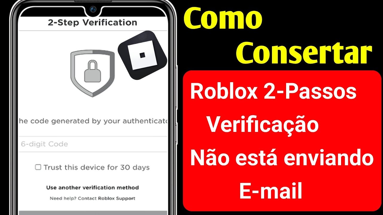 Adicione a Verificação em 2 Passos à Sua Conta – Suporte Roblox