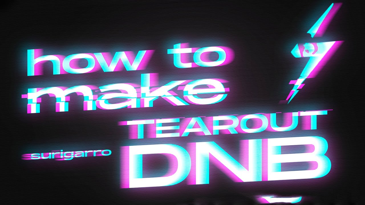 how to make TEAROUT DNB in FL STUDIO + .flp REAL PROJECT FILE - YouTube
