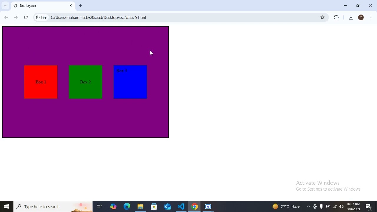 9-Flexbox Tutorial for Beginners | display: flex, justify-content & align-items Explained