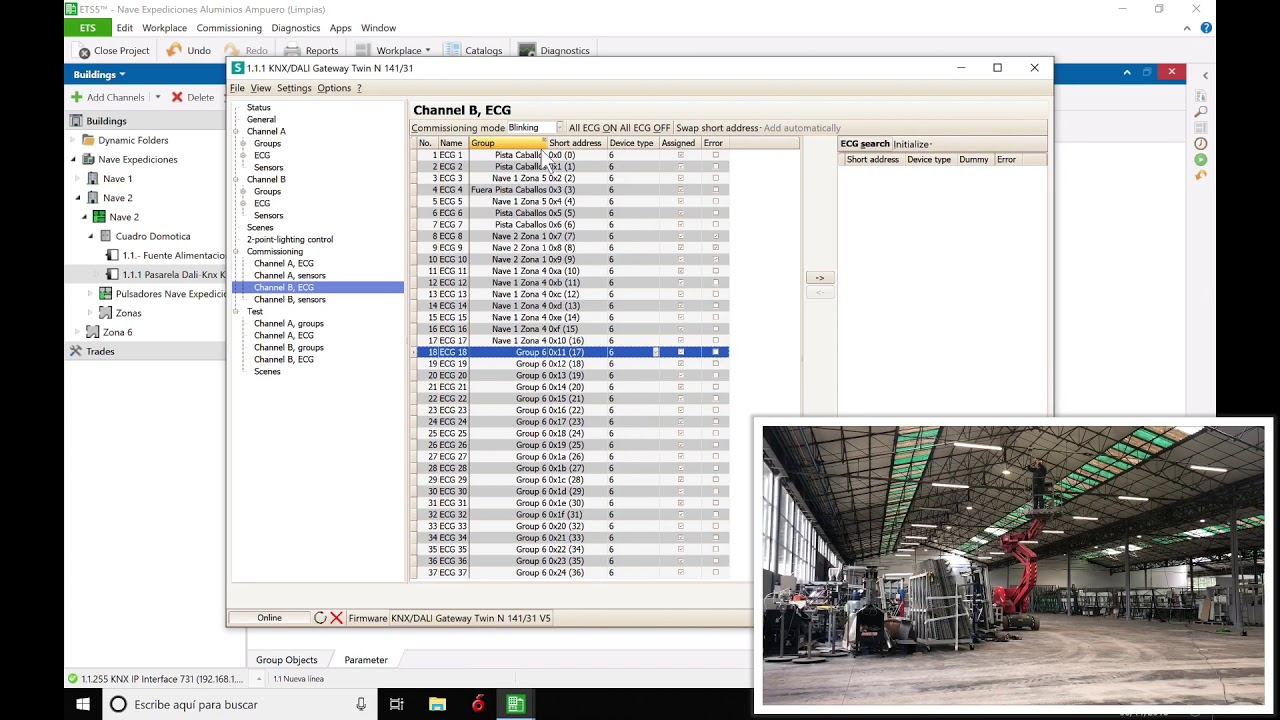 Integracion KNX con luminarias Dali y pasarela Dali Siemens YouTube