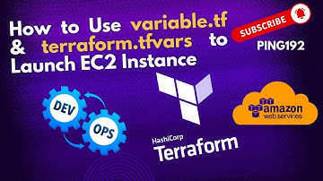 How to Use variable.tf & terraform.tfvars to Launch an EC2 Instance.