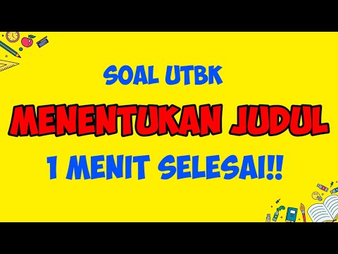 Video: Cara Memberi Judul Teks