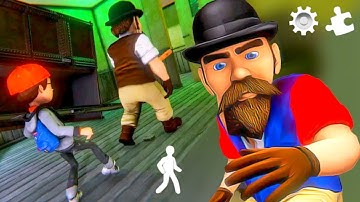 Virtual Neighbor 3D! Crazy Game [Hello Crazy Neighbor] Gameplay - walkthrough - Part 1 [Android IOS]