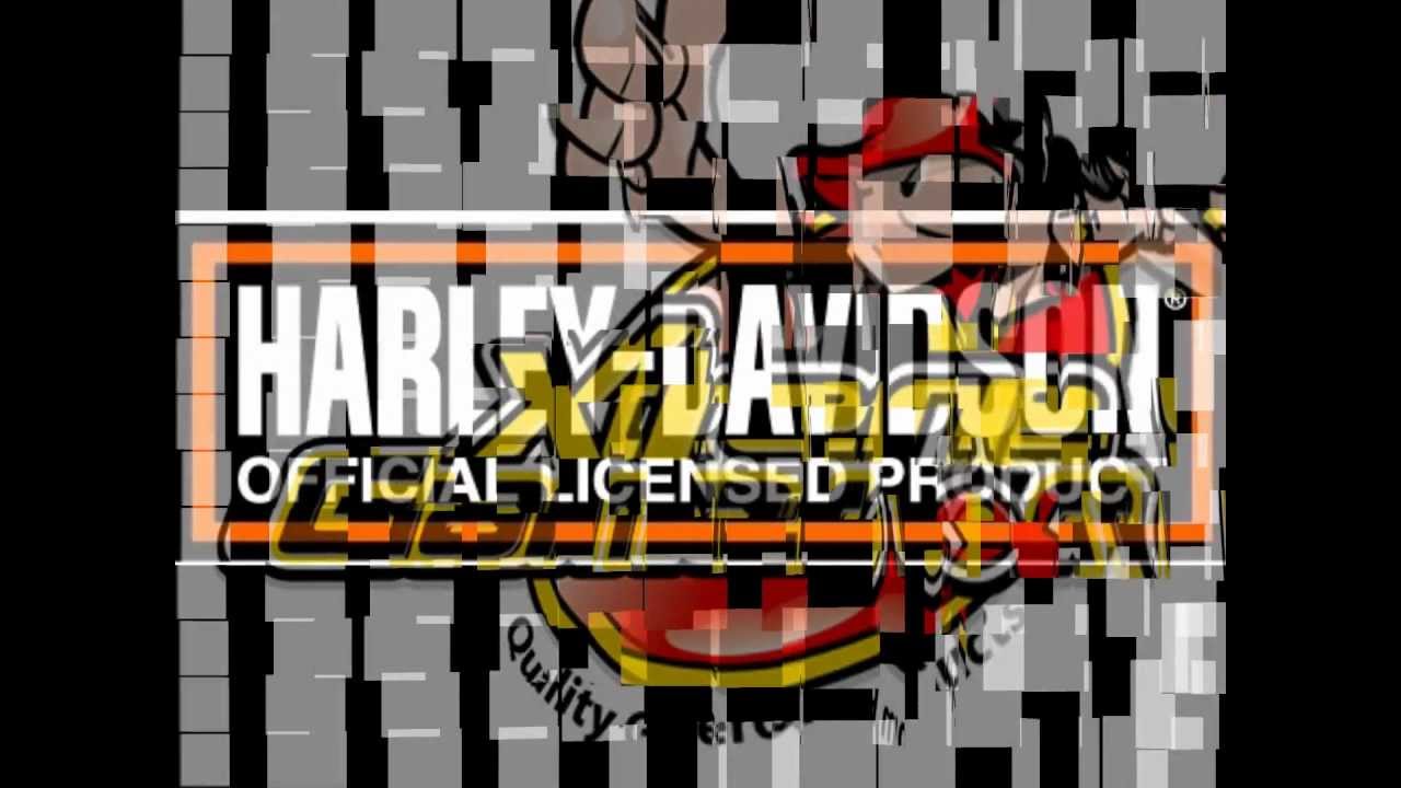 Harley Davidson Silhouette Bar & Shield Wine Glass Gift Set