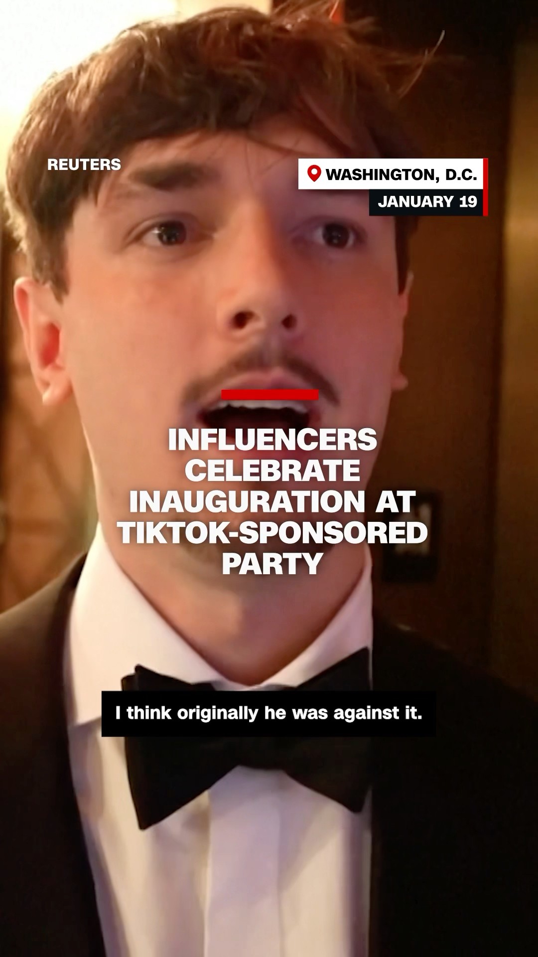 Influencers celebrate inauguration at TikTok-sponsored party