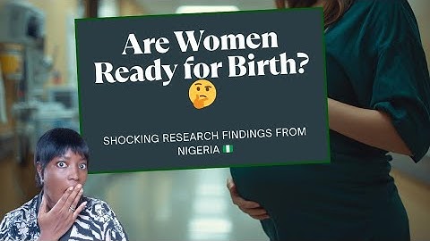 Study Reveals the Truth About Birth Preparedness Among Pregnant Women in Nigeria! || #MaternalHealth