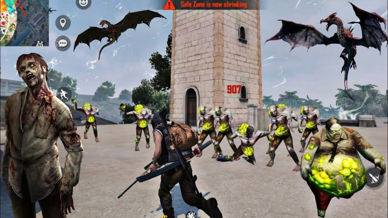 FREE FIRE NEW ZOMBIE INVASION MODE 2022 || HOW TO PLAY ZOMBIE MODE - GARENA FREE FIRE MAX जोंबी मोड