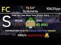 Niilo | Dj Mutante - Fuck You One More Time [FUCK YOU!] +HDHR(DT)RX 99.12% | #1 - 1st FC - 10625pp |