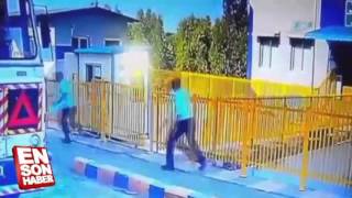 Freni patlayan kamyon dehşet saçtı