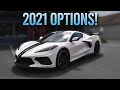 NEW 2021 CORVETTE C8 OPTIONS REVEALED! (New Paint & Interior)