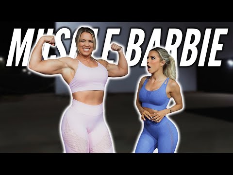 Muscle Barbie Workout vs ME