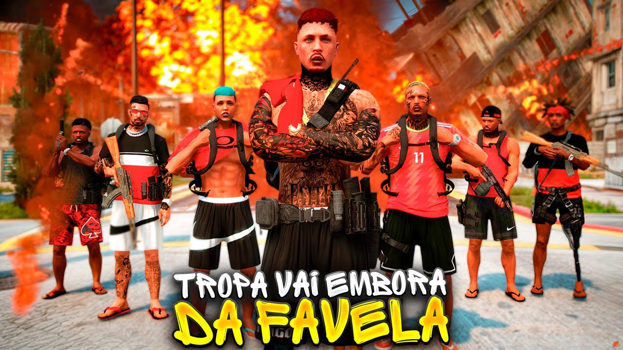 GTA V: VIDA DO CRIME | FAVELA VIROU CINZAS!😨 ELES PENSAM QUE VENCERAM, MAS EU TENHO UM PLANO!😈 |#46