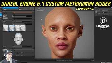 Unreal Engine 5.7 New Custom Metahuman Rigger
