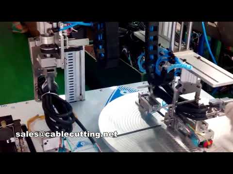 Large power cord 8 type automatic winding cable tie twist machine