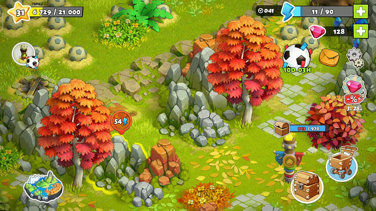 Family island, Fi Fu Island upgrade torch foundation YouTube