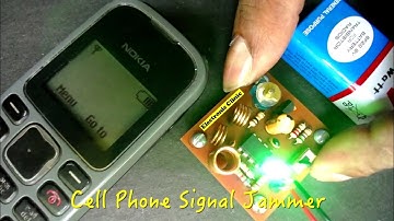 Signal jammer | Make your own cell phone signal jammer useing NE555 timer
