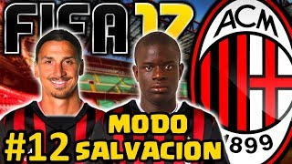 FIFA 17 AC Milan Modo Carrera #12 | VUELVE ZLATAN IBRAHIMOVIC Y GRATIS | MODO SALVACION