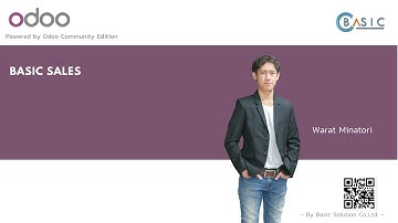 สอนพื้นฐานการใช้งาน Module Sales (Odoo Community Edition)