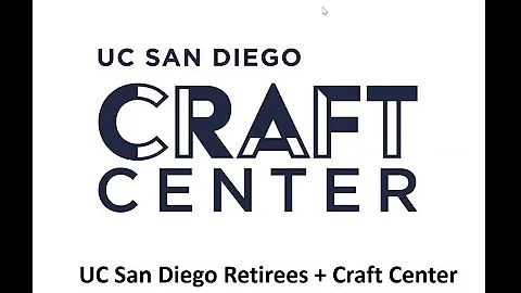 The Craft Center - A Look Inside presented by Anni...