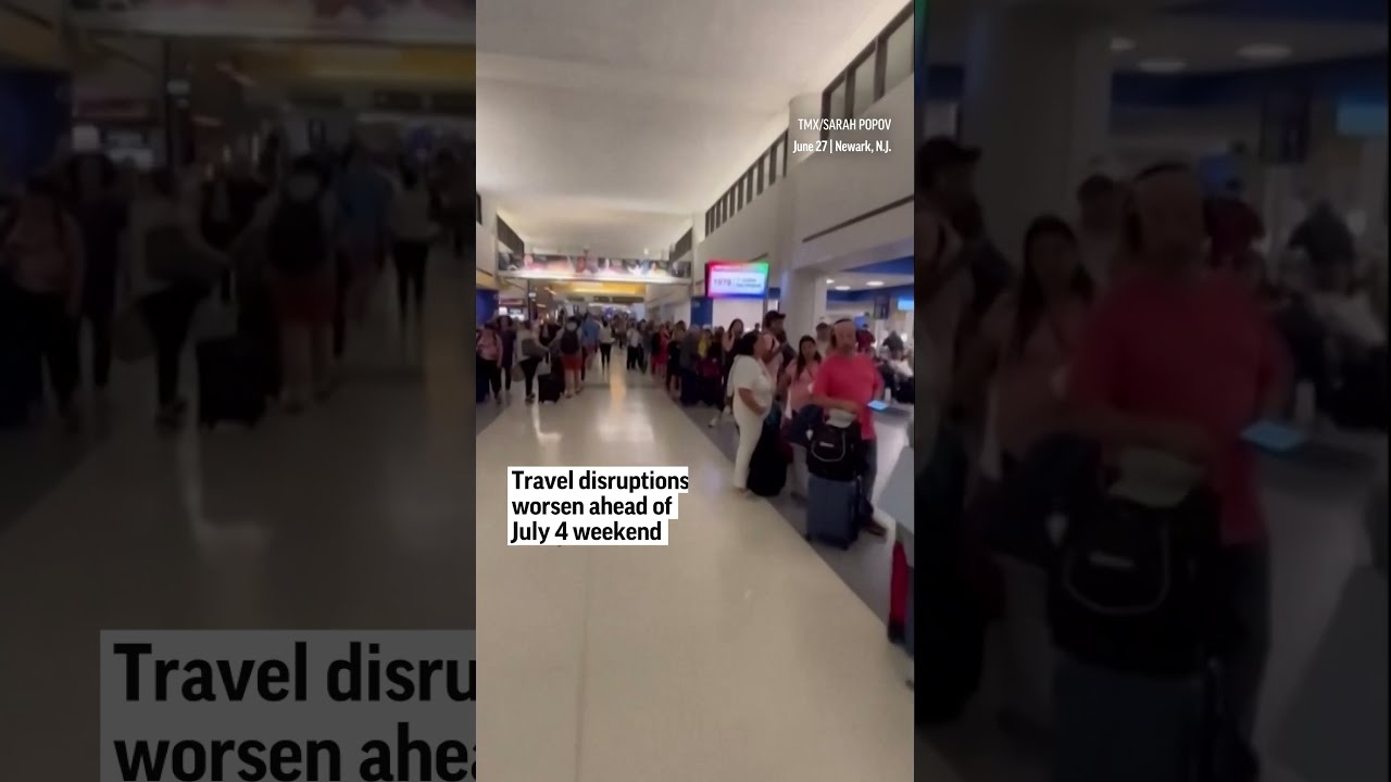Widespread Airline Disruption Cause Delays And Long Lines Ahead Of Holiday Weekend Travel Shorts
