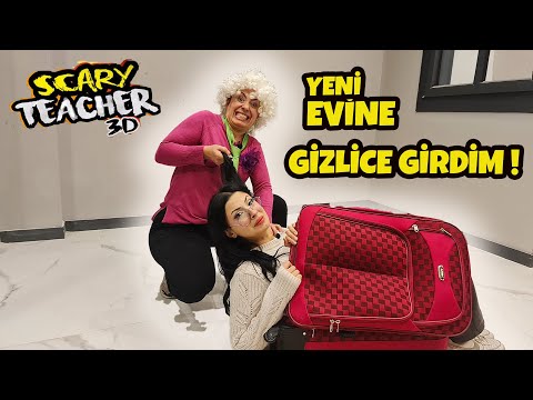 GERÇEK HAYATTA SCARY TEACHER | DELİ ÖĞRETMENİN YENİ EVİNE GİZLİCE GİRDİM | YAKALANDIM | EYLÜL LAL