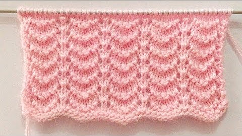 Beautiful 4 Rows Repeat Pattern For Ladies Sweater/Cardigan/Shawl/Baby Sweater