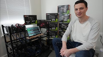 10 X GPU Mining Rig Build | 400MH/s at 1350 Watts - Update Video