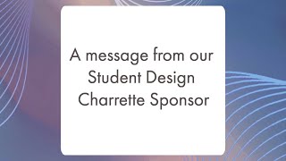 Interior Design Week - Student Design Charrette