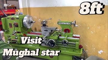 Visit 8 ft mughal star lathe machine hi class lathe machine #technology #hardwork