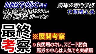 【NHKマイルC2024】展開考察付き最終考察 穴馬の出番はあるのか！？