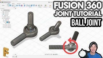 Simulating a BALL JOINT in Autodesk Fusion 360!