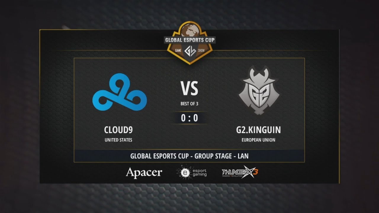 Cloud9 vs. G2 [Map 2 BO3] Game Show Global eSports Cup 2016 Finals
