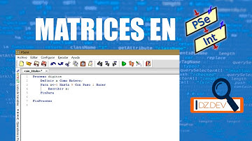 💫Como usar las MATRICES en #Pseint 👀 - 👨‍💻CURSO de Pseint 👨‍🎓- En Español