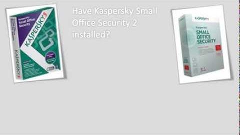 How to upgrade to Kaspersky Small Office Security 3