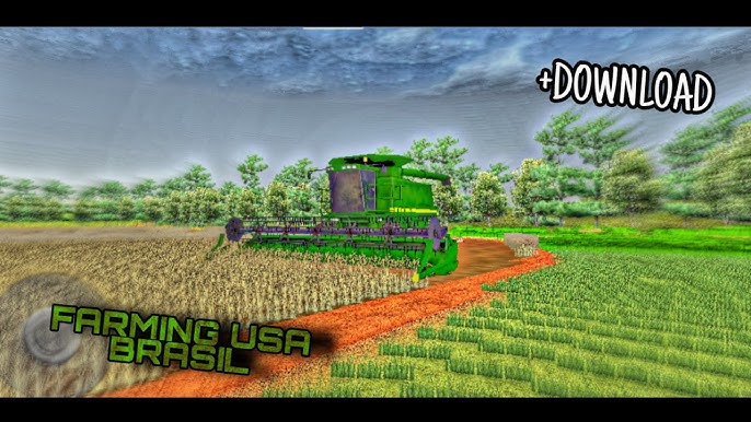 INCRÍVEL! Novo FARMING SIMULATOR Brasileiro para Android e PC com TRATORES  e MAPA do Brasil 