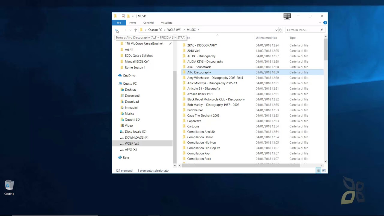 ECDL  Modulo 1 - Sezione 4 - Capitolo 1 e 2 - Gestione di File e Cartelle