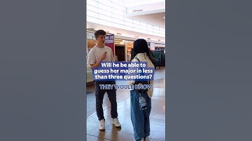 3 Questions ONLY: Can Her Cousin Guess Her Graphic Design Degree? 😳 | #Indeed