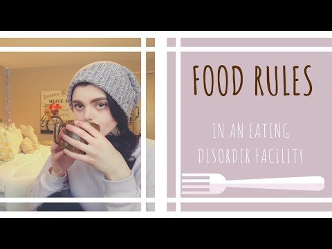 EATING DISORDER INPATIENT FOOD RULES