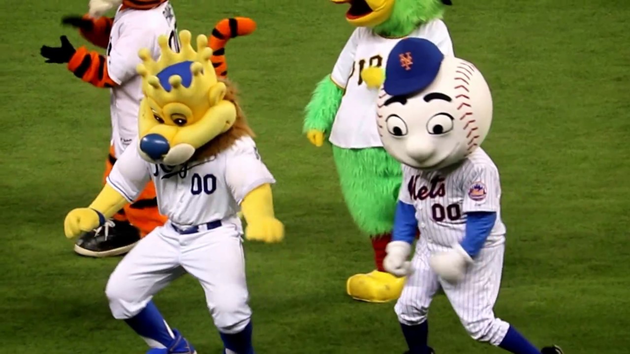 MLB Mascots Dancing YouTube