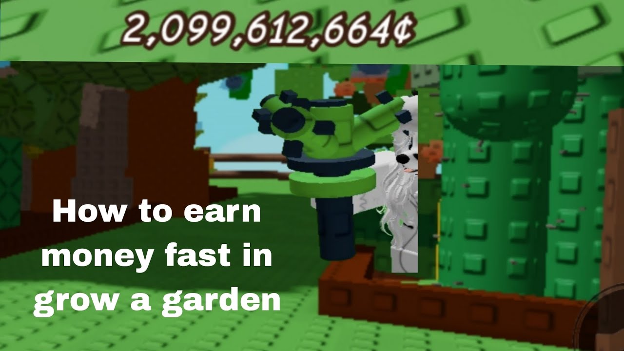 Grow a garden in roblox method how to earn money fast. - YouTube