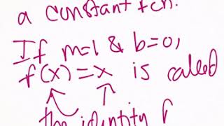 [MATH135 Precalculus] 2-6 Library of Functions
