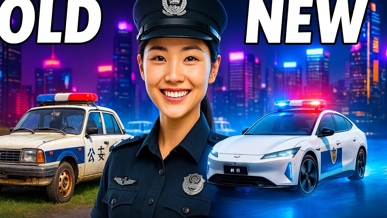 Evolution of Chinese Police Cars - From Classics to Futuristic Supercars!