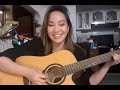 I wanna dance with somebody acoustic cover